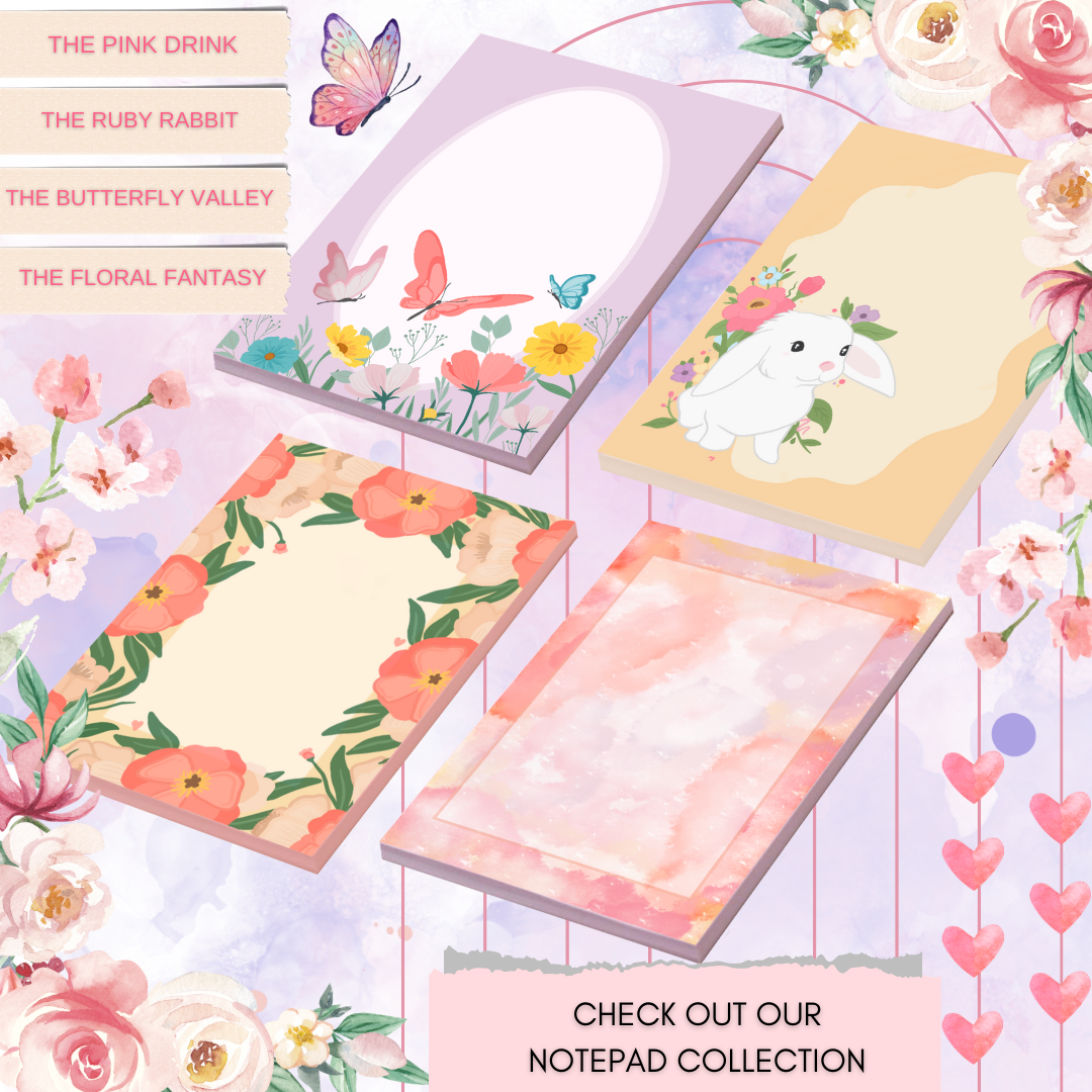 The Floral fantasy notepad