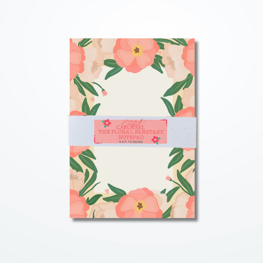 The Floral fantasy notepad